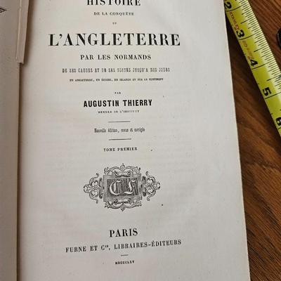 Oevres de A. Theirry Books 1865 5 volumes