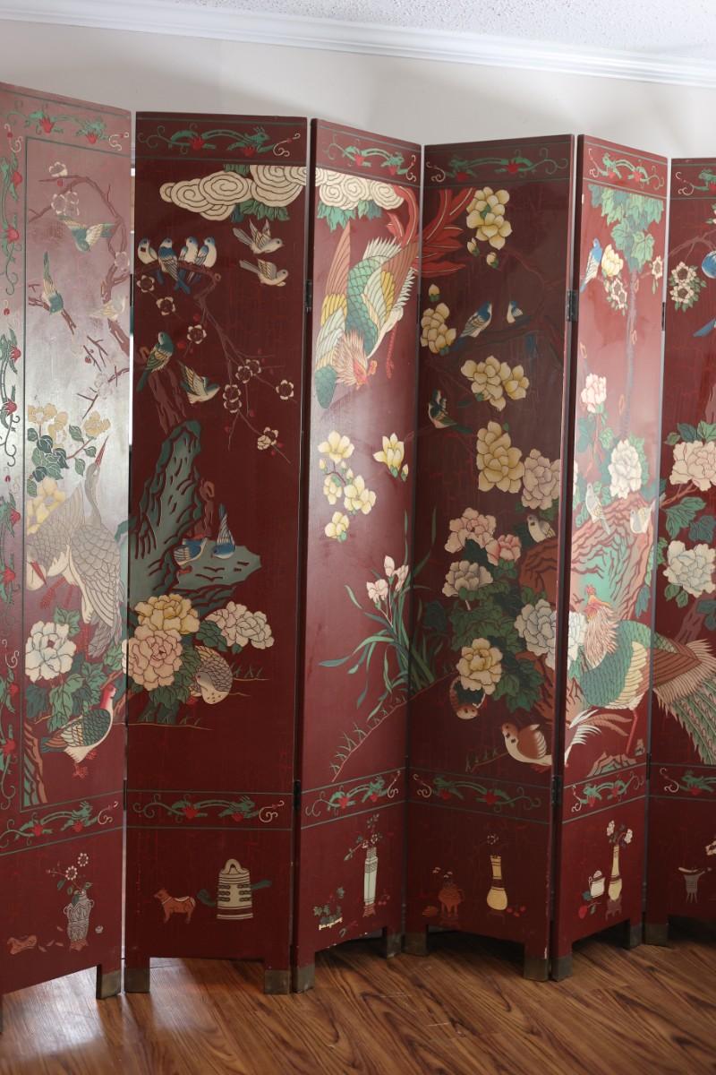 Six (6) Panel Room Divider Made in Hong Kong
