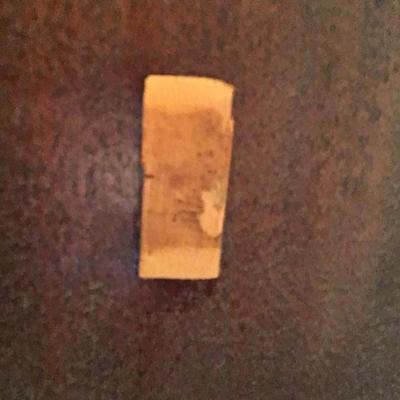 Vintage 20c 2 drawer drop leaf side table
