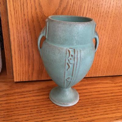 Roseville handled vase
