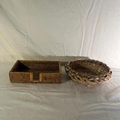 Basketville Woven Picnic Basket & More (LR-MG)