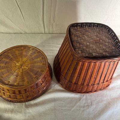 Basketville Woven Picnic Basket & More (LR-MG)
