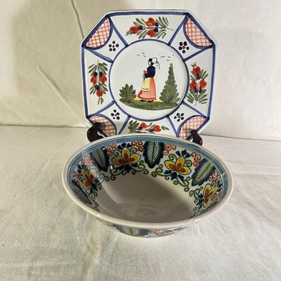 Signed French Pottery (LR-MG)