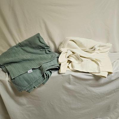 Cotton Blankets/Bedspreads from Lands' End & The Company Store (UB-JS)