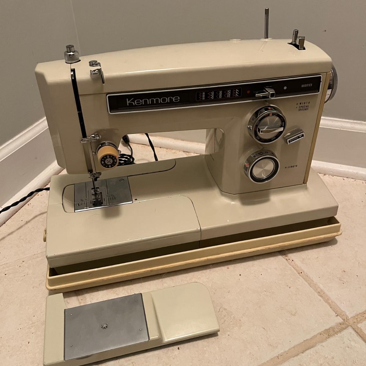 Sold at Auction: VTG Sears Kenmore Sewing Machine