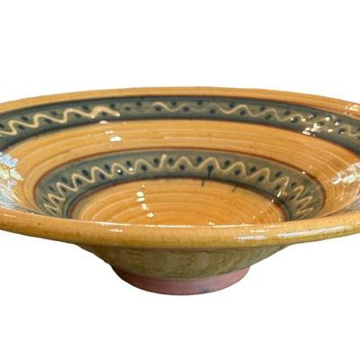 Decorative French Pottery Bowl