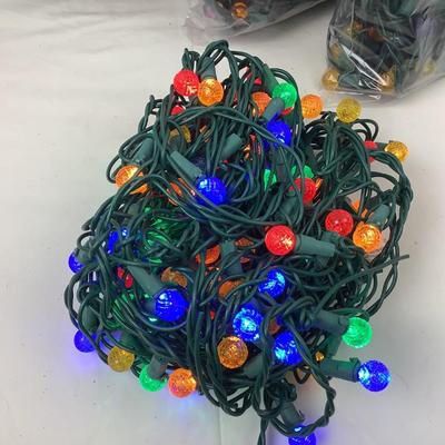 422 Christmas Globe Ball Multicolor String lights Lot