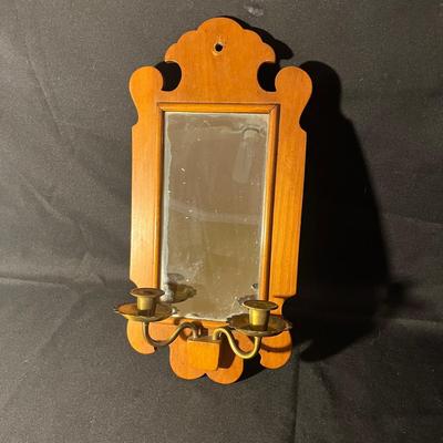 Two Wooden Framed Mirrors (PS-MG)