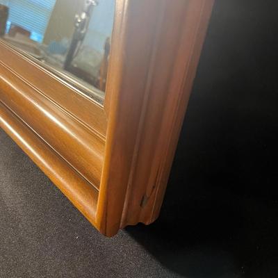 Two Wooden Framed Mirrors (PS-MG)