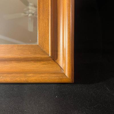Two Wooden Framed Mirrors (PS-MG)