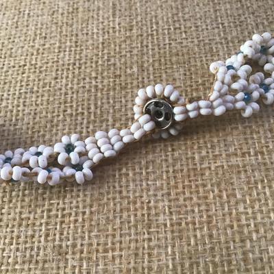 Vintage Glass Seed Bead Necklace