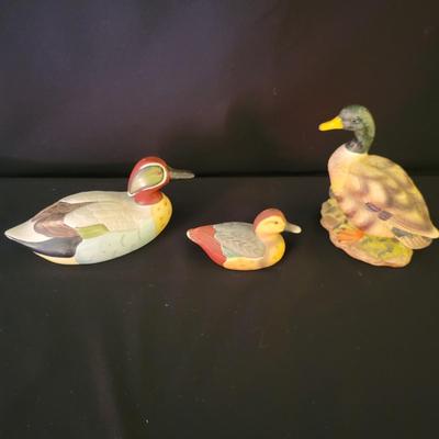 Three Porcelain Ducks (D-DW)