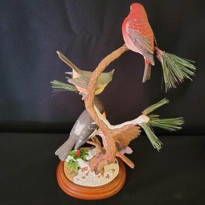 The Danbury Mint Collection of Four Seasonal Bird Statuettes (D-DW)