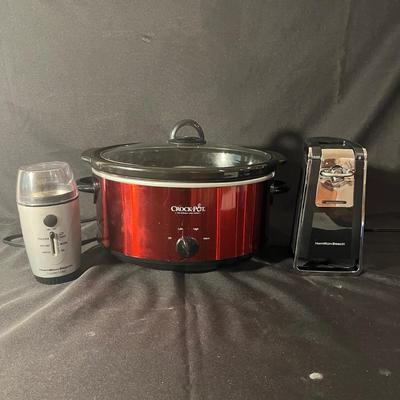 Crock Pot & Hamilton Beach Grinder & Can Opener (HC2-MG)