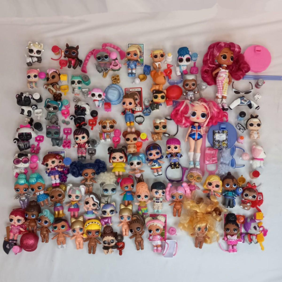 Huge Lot of LOL Dolls & Accessories