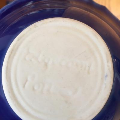 Edgecomb Pottery ruffled edge bowl