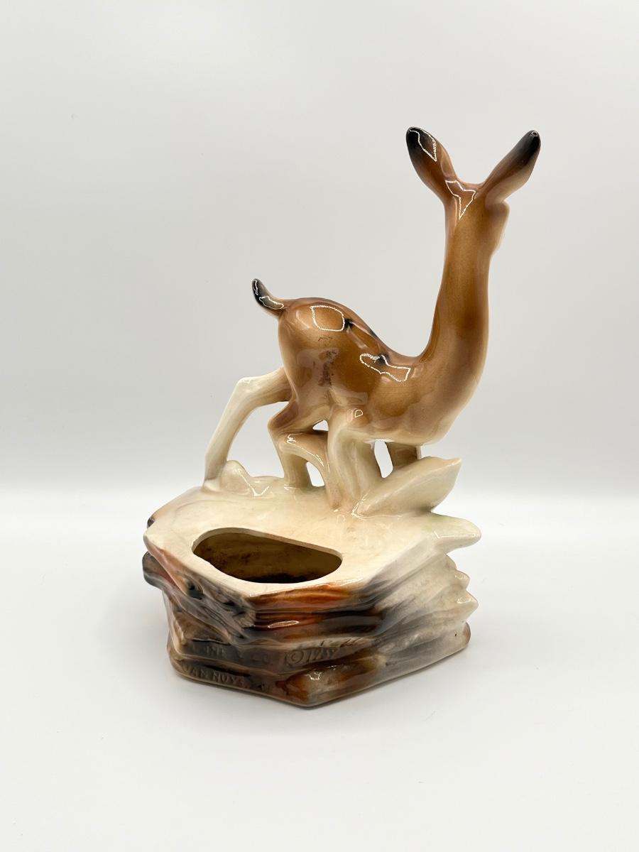 LANE & CO POTTERY Van Nuys 1959 Deer/Fawn Planter