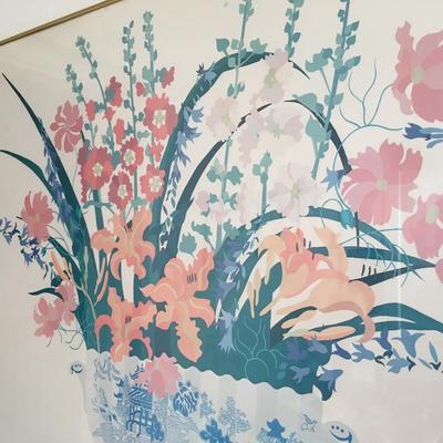 John Lander flower poster