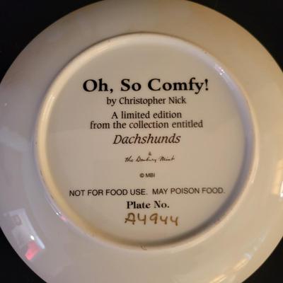 Goebel Ceramic Dachshund, Plate and More (D-DW)