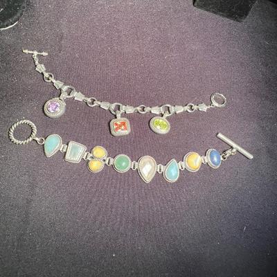 Sterling Abalone Shell Brooch & More (K-RG)