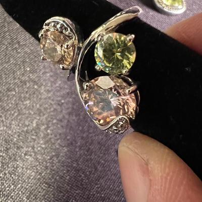 Sterling Abalone Shell Brooch & More (K-RG)