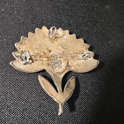 Sterling Abalone Shell Brooch & More (K-RG)