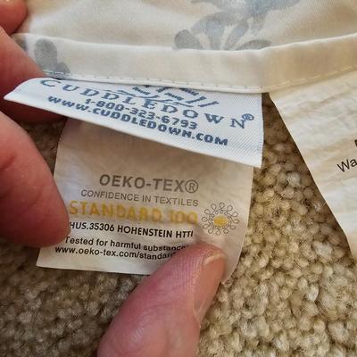 Three Sets of Queen Size Bedding by Cuddledown, Pottery Barn, & LL Bean (UB-JS)