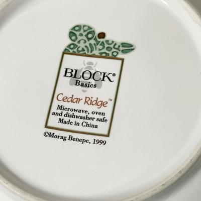 BLOCK BASICS ~ Cedar Ridge ~ 4 Pc Setting For 10â€™