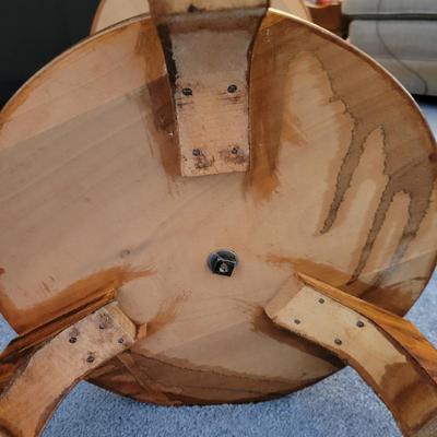 Solid Oak Plant Stand (D-DW)