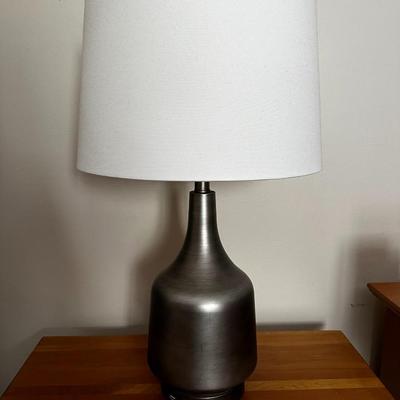 Grey Lamp with Shade