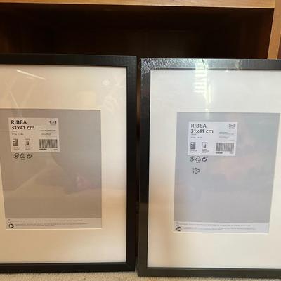 2 Black Picture Frames