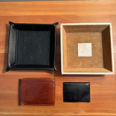Trays and Leather