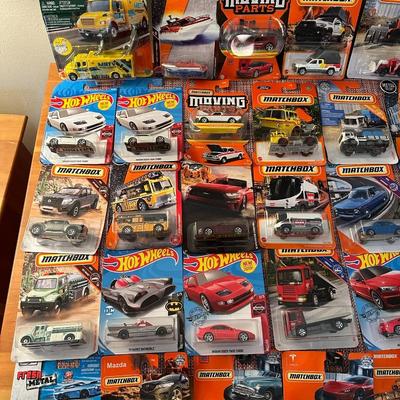 45 Hot Wheels, Matchbox Cars