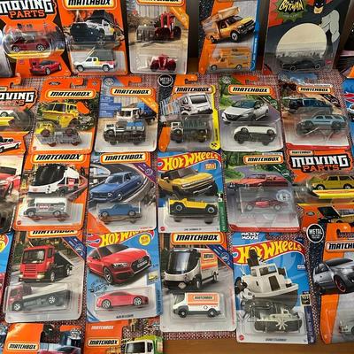 45 Hot Wheels, Matchbox Cars