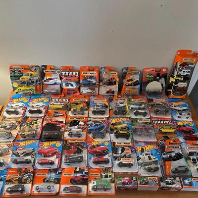 45 Hot Wheels, Matchbox Cars