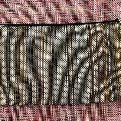 West Elm "Stash" Black Leather Zipper Pouch + 4 Additional Zipper Pouches