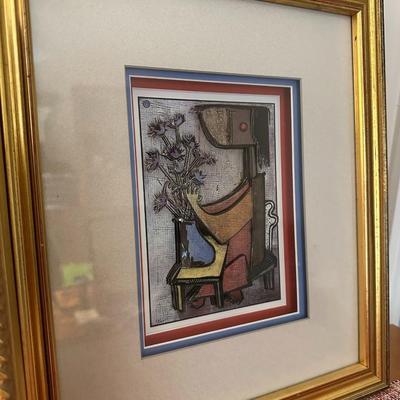 Framed Art plus Mirror