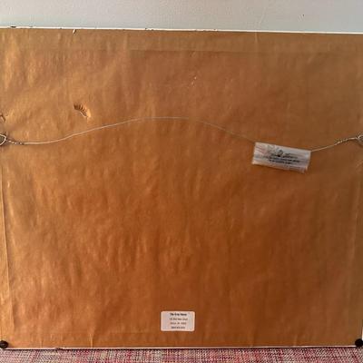Painted Canvas Artwork w/Frame
