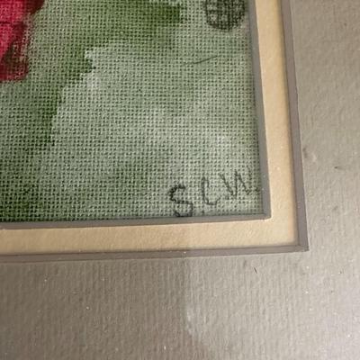Painted Canvas Artwork w/Frame