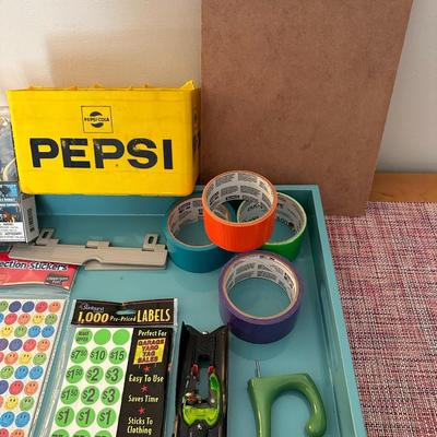 Mixed Lot! Tray, Duck Tape, Pepsi, Back Scratcher, More!