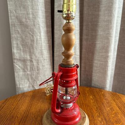 Cute Red Lantern Table Lamp