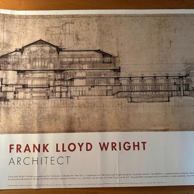 Frank Lloyd Wright Architect Poster
