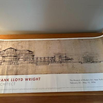 Frank Lloyd Wright Architect Poster