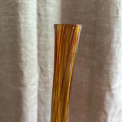 Fabulous Tall Blown Glass Vase!