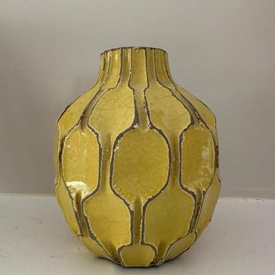 Yellow McCoy Vase & West Elm Vases