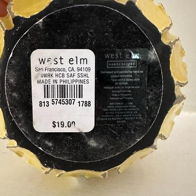 Yellow McCoy Vase & West Elm Vases