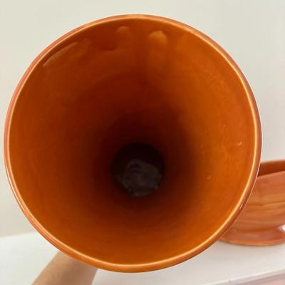 Orange/Yellow Vases - 2 are McCoy