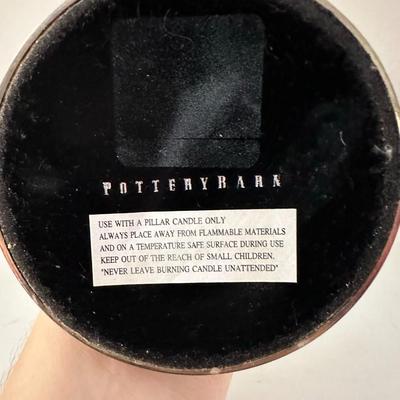 Set of 3 Pottery Barn Heirloom Pillar Holders