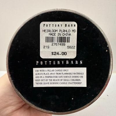Set of 3 Pottery Barn Heirloom Pillar Holders