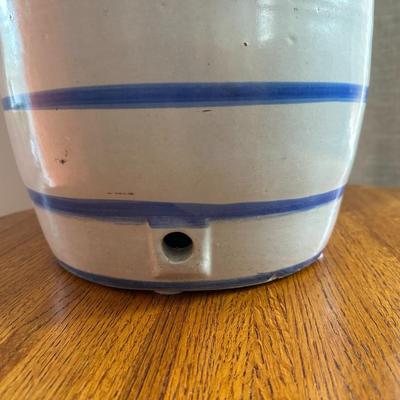 5 Gal. Pottery Water Dispenser/Jug and Blue Vase